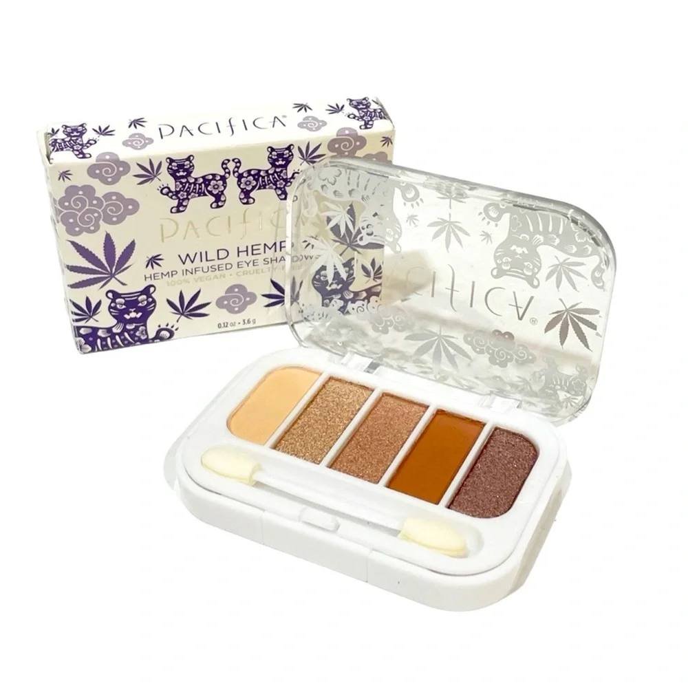 Pacifica Beauty Cosmetics Wild Hemp Infused Vegan Eyeshadow Palette 5 Shades
